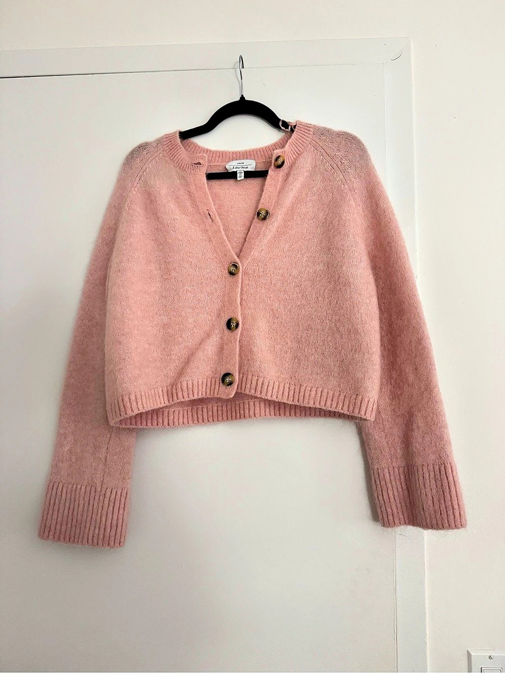 & Other Stories Alpaca-Blend Knit Cardigan & Pink Cropped Cardigan Like New
